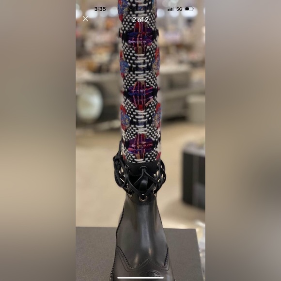 Authentic Chanel boots. Used like new.  Only worn twice. - Picture 3 of 3